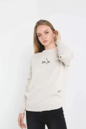 Deluxerie Gestrickter Pullover MF-Faydra