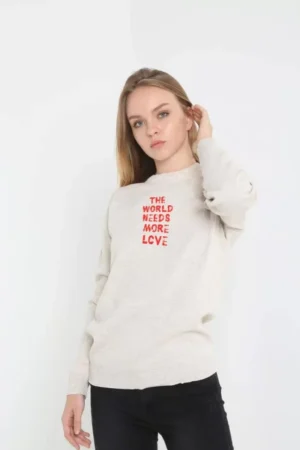 Deluxerie Gestrickter Pullover MF-Felipina