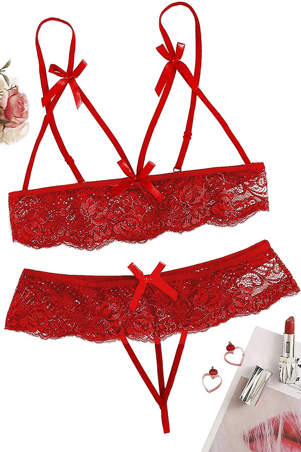 Deluxerie Erotisches BH-Set Berty Deluxerie Erotisches BH-Set Berty