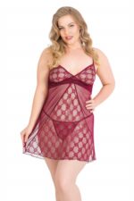 Deluxerie Babydoll-Set für Große Größen Primrose