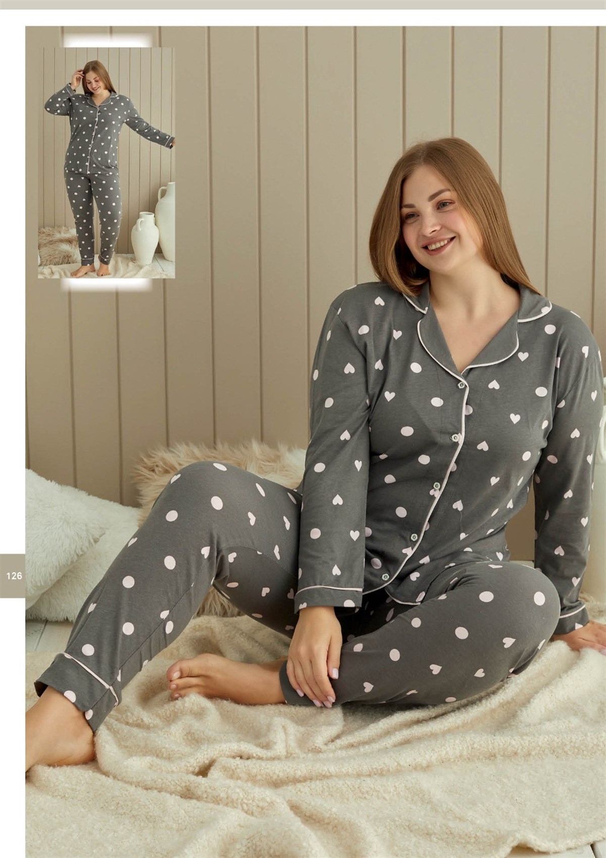 Deluxerie Pyjama-Set für Große Großen Orrinthia Deluxerie Pyjama-Set für Große Großen Orrinthia